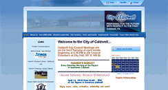 Desktop Screenshot of caldwelltx.gov